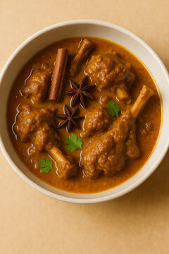 Mutton korma North Indian style with aromatic spices