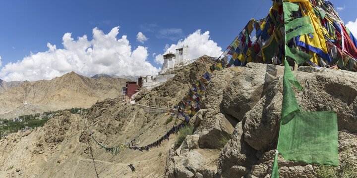Namgyal Tsemo Gompa Monastery, Tsenmo Hills, Leh, Ladakh, Jammu and Kashmir, India