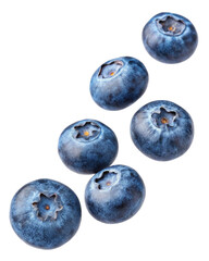 blueberries on a white background for advertising, marketing and promotion concept 