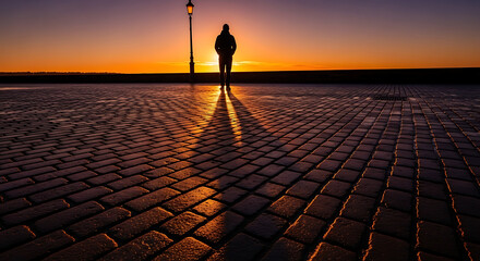 shadows on the street