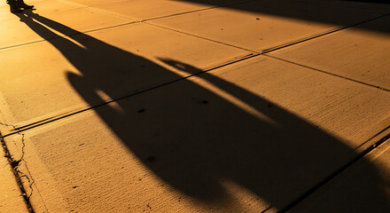 shadows on the street