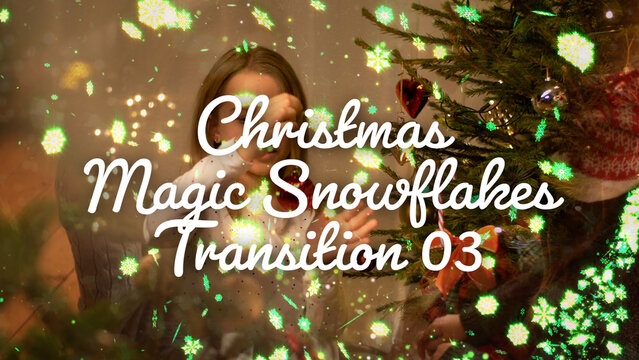 Christmas Magic Snowflakes Transition 03