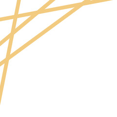 Golden Corner Line Accent