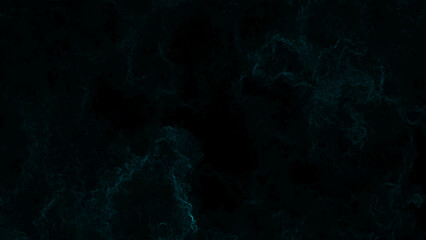 Abstract Ultra-Dark Deep Teal Smoke Texture with Black Background with Cyan Plasma Veins for Sci-Fi, Futuristic & Cinematic Design