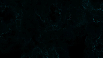 Abstract Ultra-Dark Deep Teal Smoke Texture with Black Background with Cyan Plasma Veins for Sci-Fi, Futuristic & Cinematic Design
