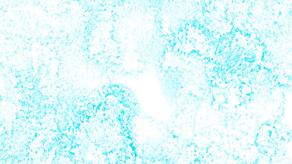 Abstract Bright Aqua Blue Grunge Texture With High-Key Cyan Watercolor Background with Frosty Ice & Chalk Effects for Clean Summer & Wintry Design
