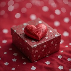 Gift boxes and hearts on pink background. 
