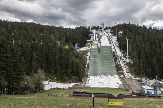 Ski jump, Oberhof, Thuringia, Germany