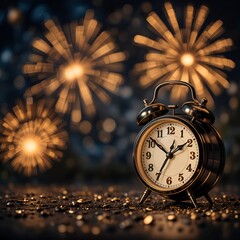 Clock ticking down to the new years eve. 
