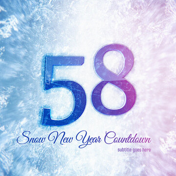 Snow New Year Countdown Square Stories Opener