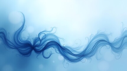 Elegant abstract Beau Blue background with soft geometric forms, delicate highlights, and a refined minimalist look