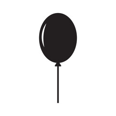  Party balloon decoration balloon vector icon.