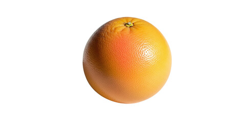 A vibrant grapefruit, showcasing its textured skin and warm hues, isolated on transparent background, evoking freshness and natural goodness for healthy lifestyle concepts