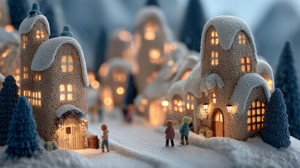 couple standing together in front of small house, warm brown and gray tones, soft lighting, inviting atmosphere, suitable for real estate listings, home improvement websites, relationship blogs