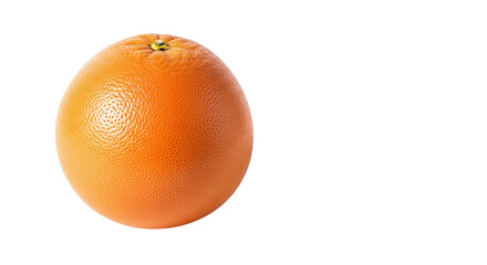 Fresh grapefruit isolated on transparent background the vibrant citrus fruit showcases a smooth, textured peel with a rich orange hue, perfect for healthy eating