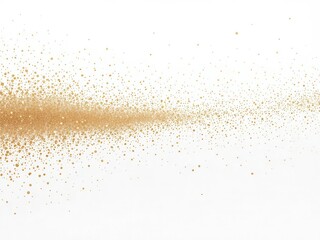 Golden glitter spray against white background festive luxury