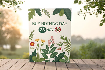 Buy Nothing Day 28 November: Environmentalism, Minimalism, and Sustainable Living