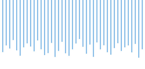 たくさんのガーンを表す上から垂れている線のイラスト