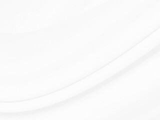 soft fabric abstract smooth curve shape decorative fashion white background