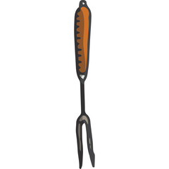 Hand Drawn Carving Fork With Orange Handle Isolated On Transparent Background Ready For Your Design Projects