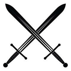 two crossed swords