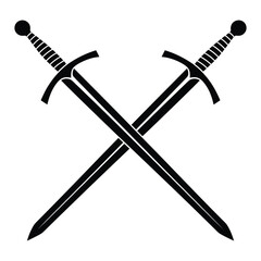 two crossed swords