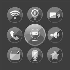 Fototapeta premium internet icons
