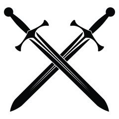 two crossed swords