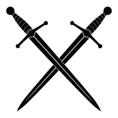 two crossed swords
