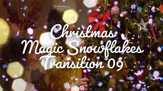 Christmas Magic Snowflakes Transition 09