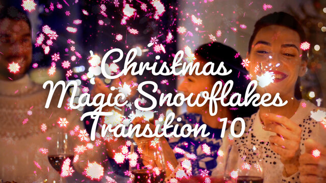 Christmas Magic Snowflakes Transition 10