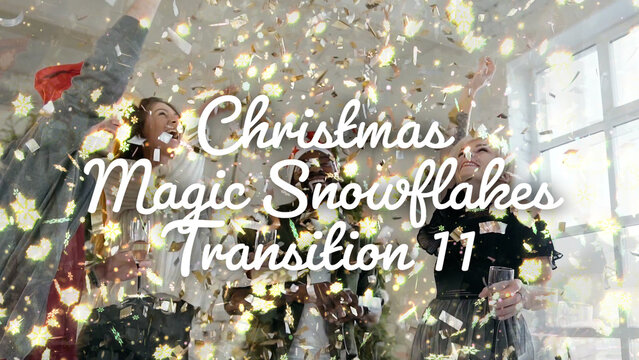 Christmas Magic Snowflakes Transition 11