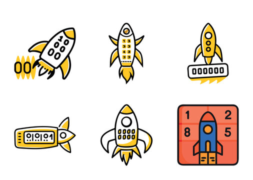 Vector illustration of a set of icons for web and design use