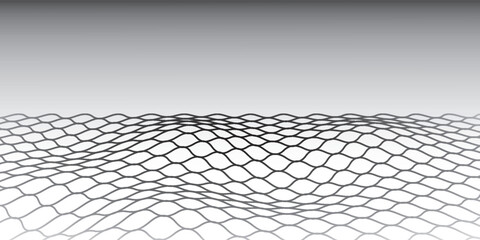 Mesh texture for fishing nets. Grunge pattern for sportswear or soccer goal, volleyball net, basketball hoop, hockey, athletics. Mesh. Eps 10 © Arif