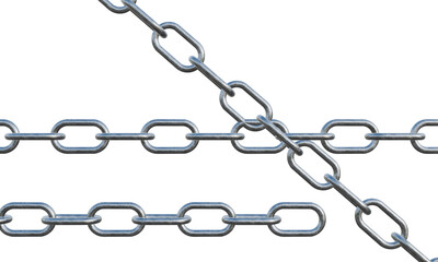 Ultra-Detailed Metal Chain PNG Photo &ndash; Strong Steel Chain Link Texture, High-Quality Industrial Chain for Graphics, Transparent Background Chain Asset