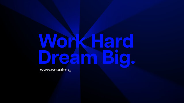 Typography Creative Light Rays 2