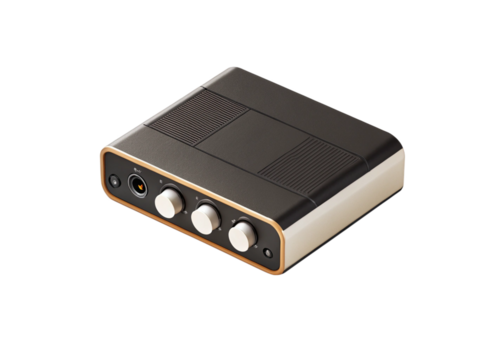 Audio interface isolated on suitable background 2