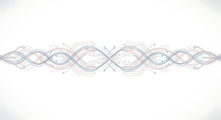 Modern tech circuit design with sleek lines creates a dynamic digital backdrop
