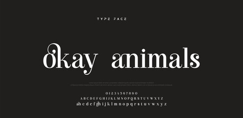 Elegant logo modern luxury alphabet font.  Typography elegant style alphabet fonts for beauty shop, decoration, business, boutique, fashion, brand, wedding, vintage design. vector illustration