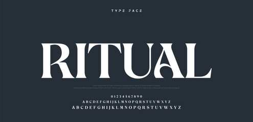Fototapeta premium Beauty Luxury font alphabet logo. Typography beautiful fashion elegant classic letters serif italic fonts decorative wedding vintage blossom logos. vector illustration