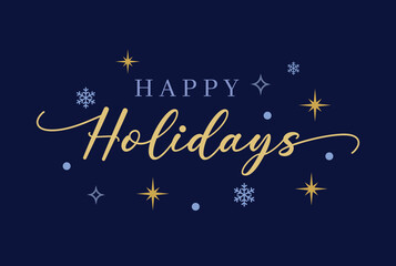 Lovely hand drawn Christmas design with text and decoration, elegant template - great for invitations, cards, banners, wallpaper - vector design