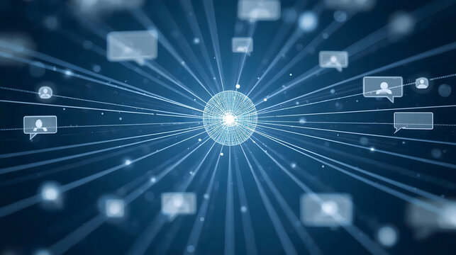 A centralized digital hub for advanced communication and social networking connections