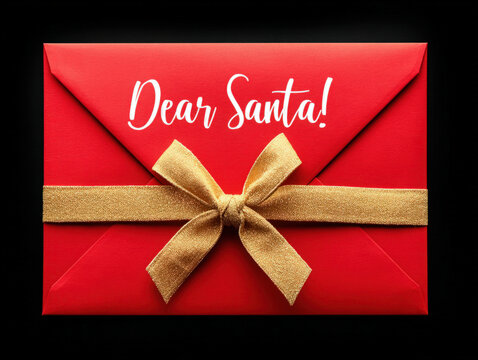 Dear santa words in a letter