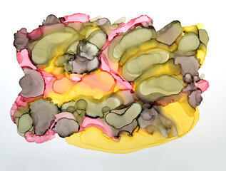 art background from colorful spots