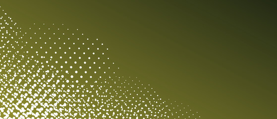 Gradient background featuring a dynamic pattern of white dots