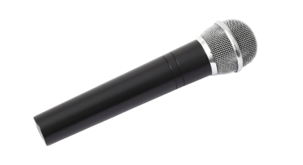 Buy professional microphone for studio recording and karaoke on transparent background