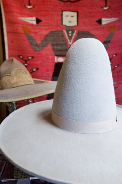 Santa Fe, New Mexico, United States. Vintage cowboy hats