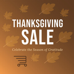 Obraz premium Thanksgiving Season Sale Special Offers