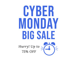 Cyber Monday Big Sale Hurry Shop Now