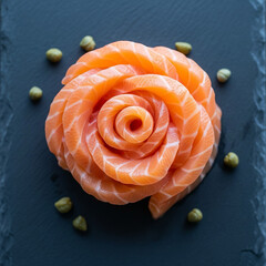 Salmon Sashimi Petals